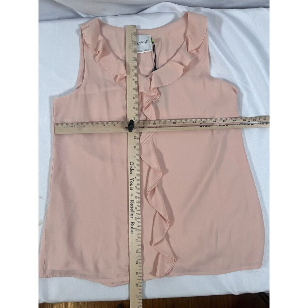Lysse Blush Aurelia Ruffle Top Size Medium NWT - Picture 4 of 6